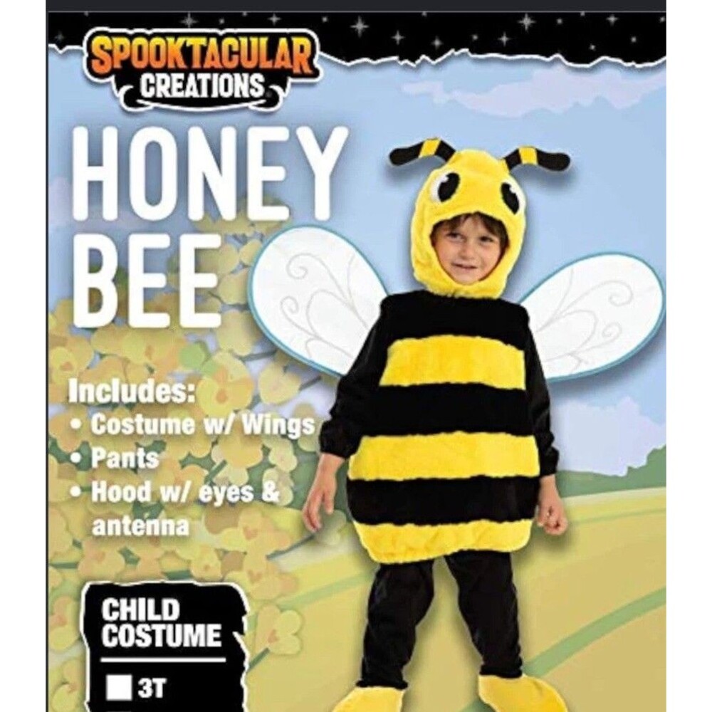 HONEY BEE Costume TODDLER 3T Halloween Spooktacular Creations NIP